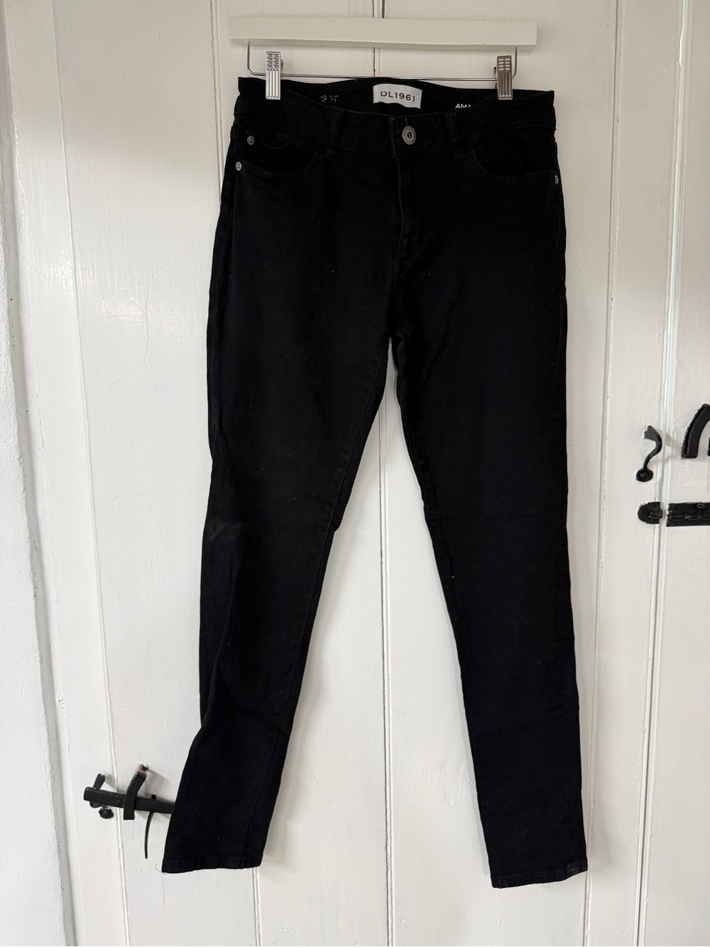 DL1961 Florence Mid-Rise Black Jeans